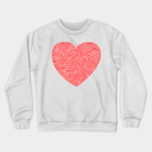 Holiday Peppermint Heart Crewneck Sweatshirt